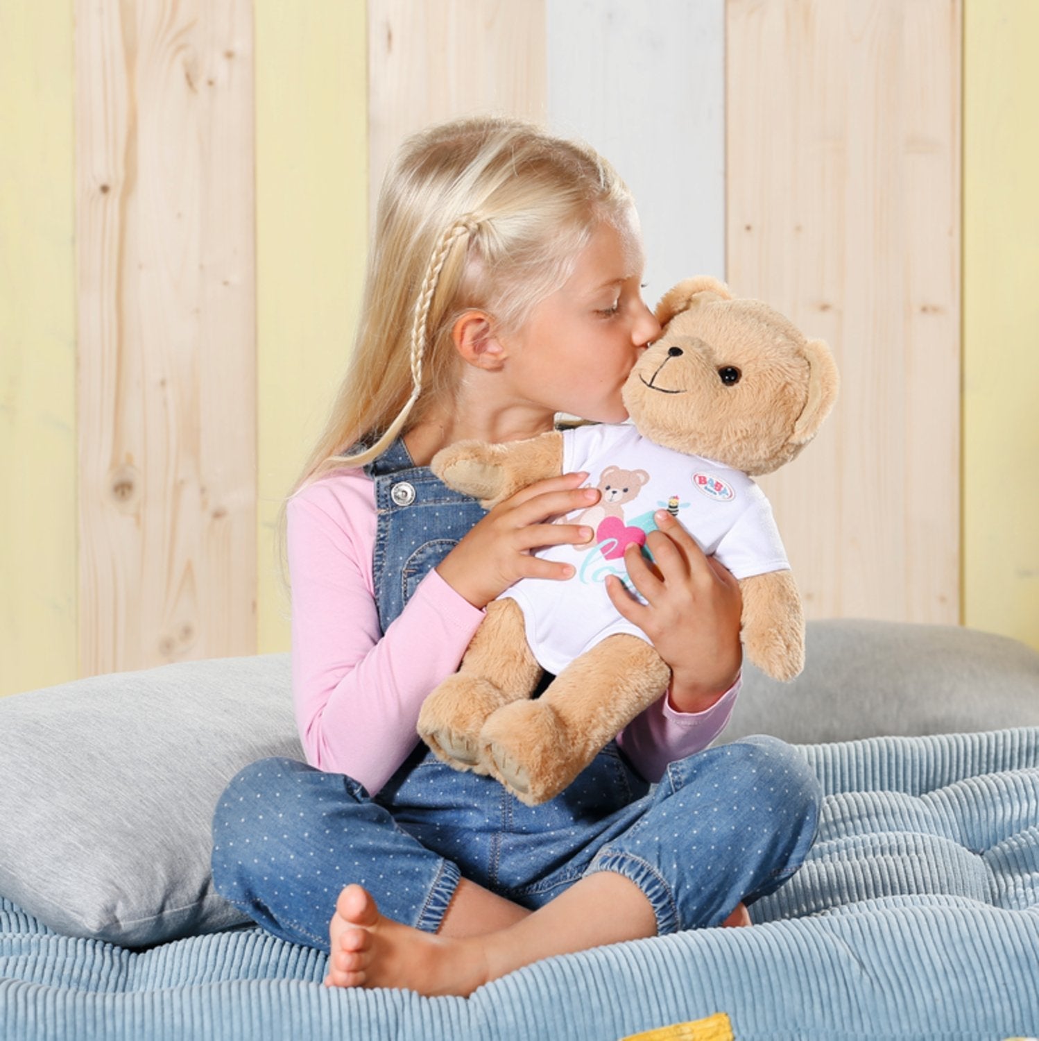 Muñeco Peluche Osito Blanco Baby Born 36cm