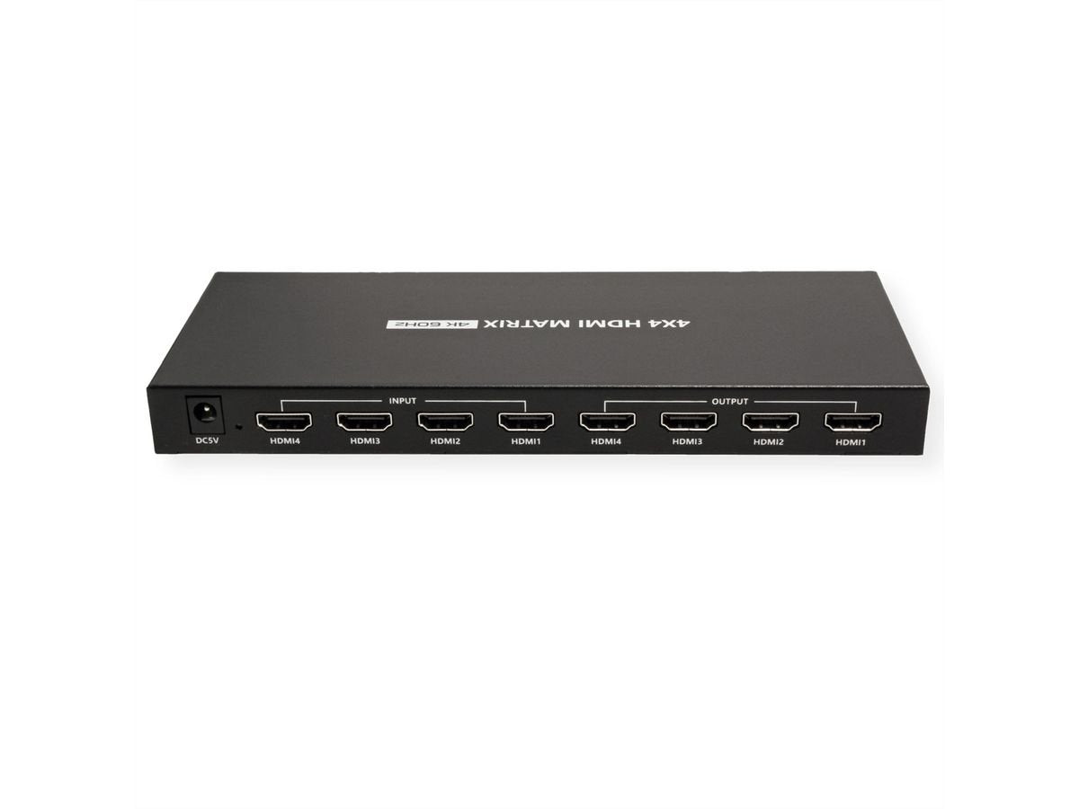 Value 4k Hdmi Matrix Switch, 4 X 4, Mit Fernbedienung