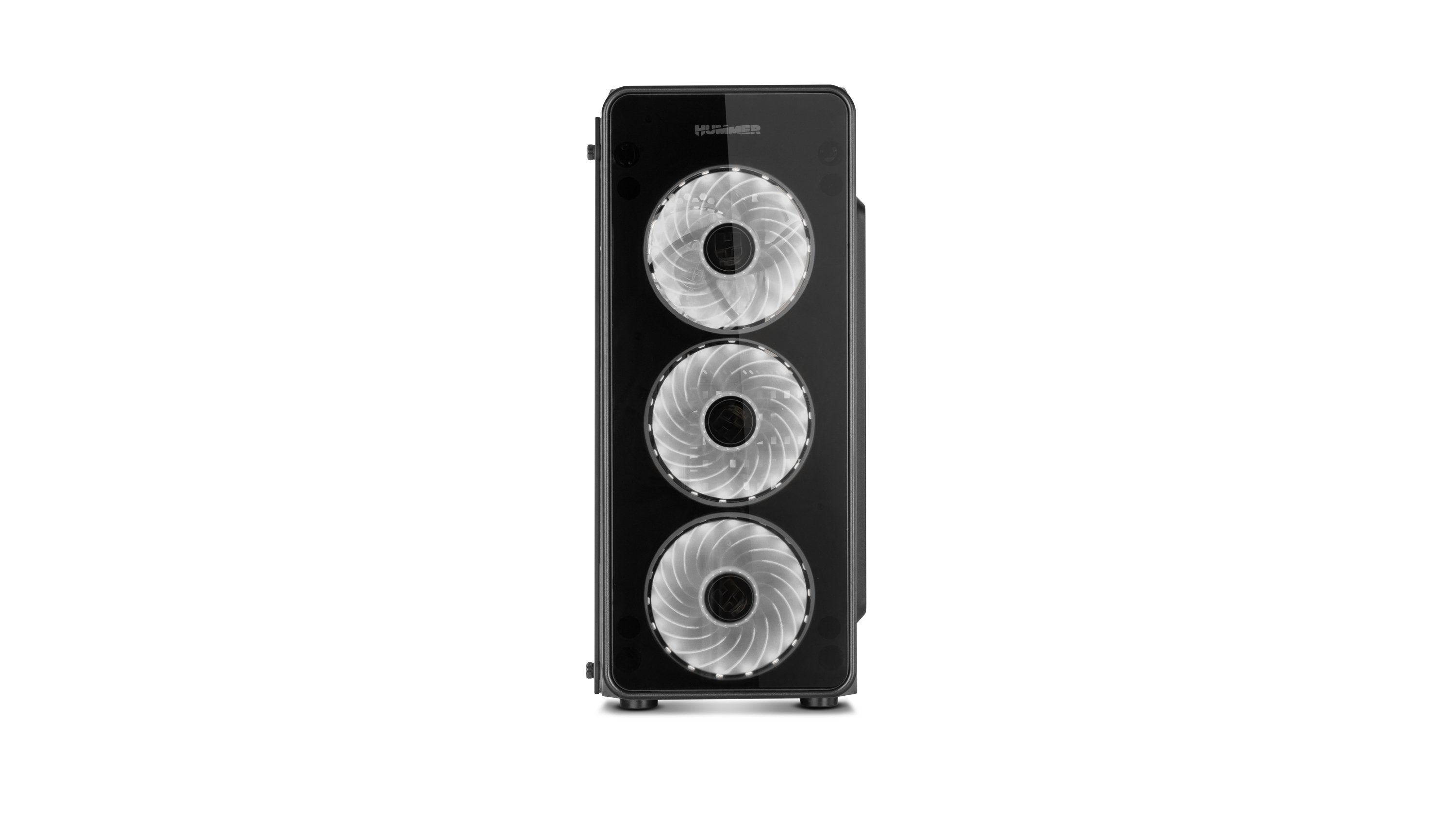Caja Pc Nox Atx Hummer Tgm Rainbow 1xusb3.0 2xusb2.0 Negro Rgb