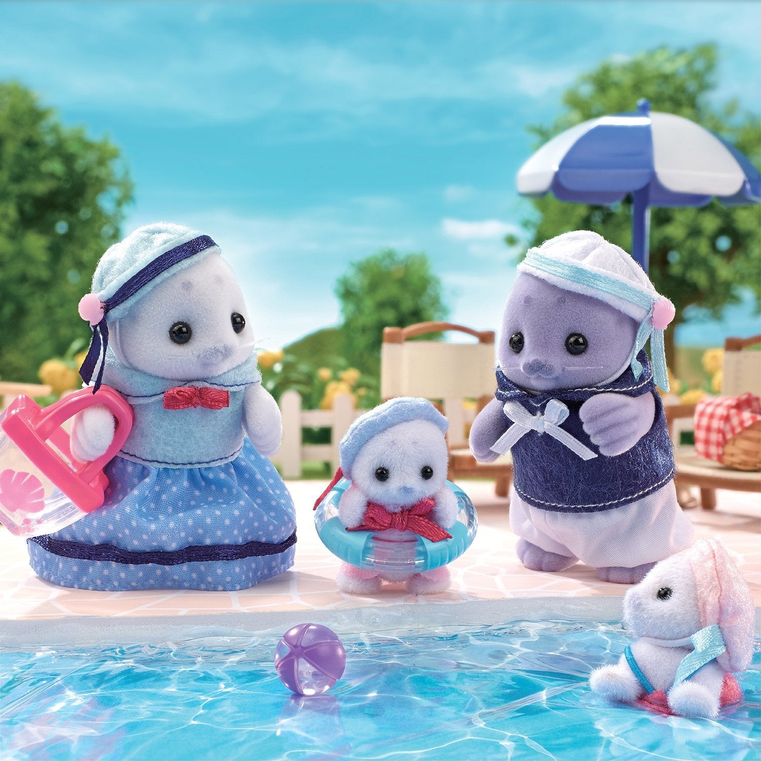 Epoch Sylvanian Families - Robben Familie 5759