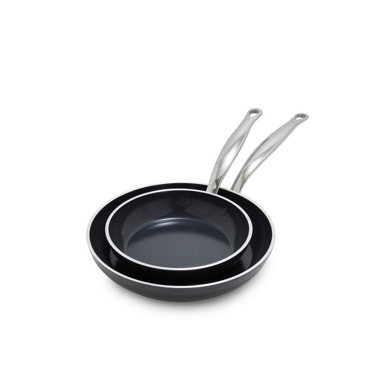 Greenpan Premiere Frying Pan Set 2-Piece,20+28cm Stainless Steel