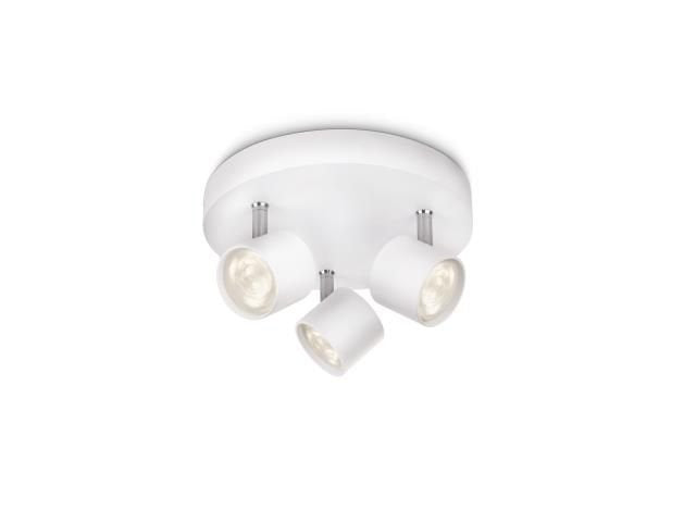 Philips Myliving Led Spot Star 3flg. 1500lm, Weiss