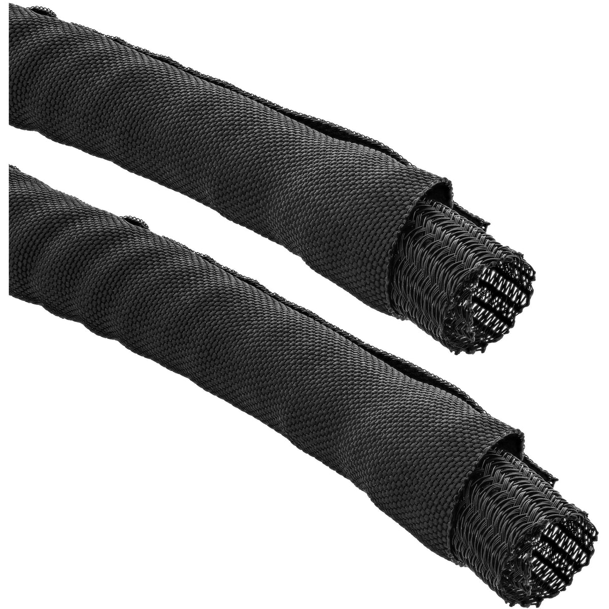 Funda De Cierre Automático Inline, Negro, 10 Mm De Diámetro, 5 M