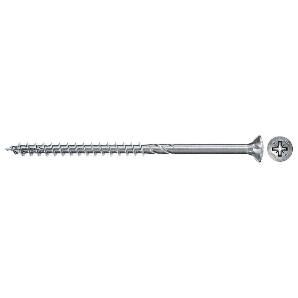 Fischer 30 Tornillos Para Aglomerado Power-Fast Ii 5.0x90 Cabeza Avellanada 670433