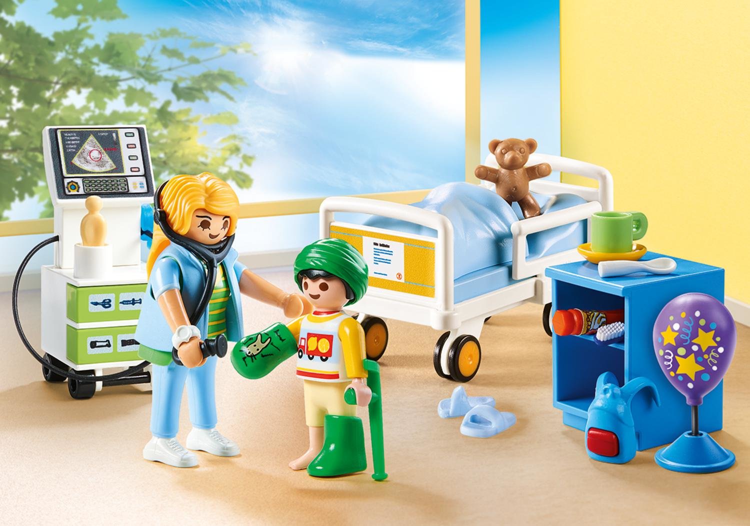 Playmobil Ciudad Hospital Sala Hospital Infantil