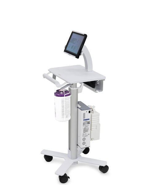Ergotron Styleview Tablet-Wagen Sv10 Fuer Tablets Bis 30,5cm 12zoll Bis 38cm Hoehenverstellbar Fuer Sitzende Und Stehende Nutzung