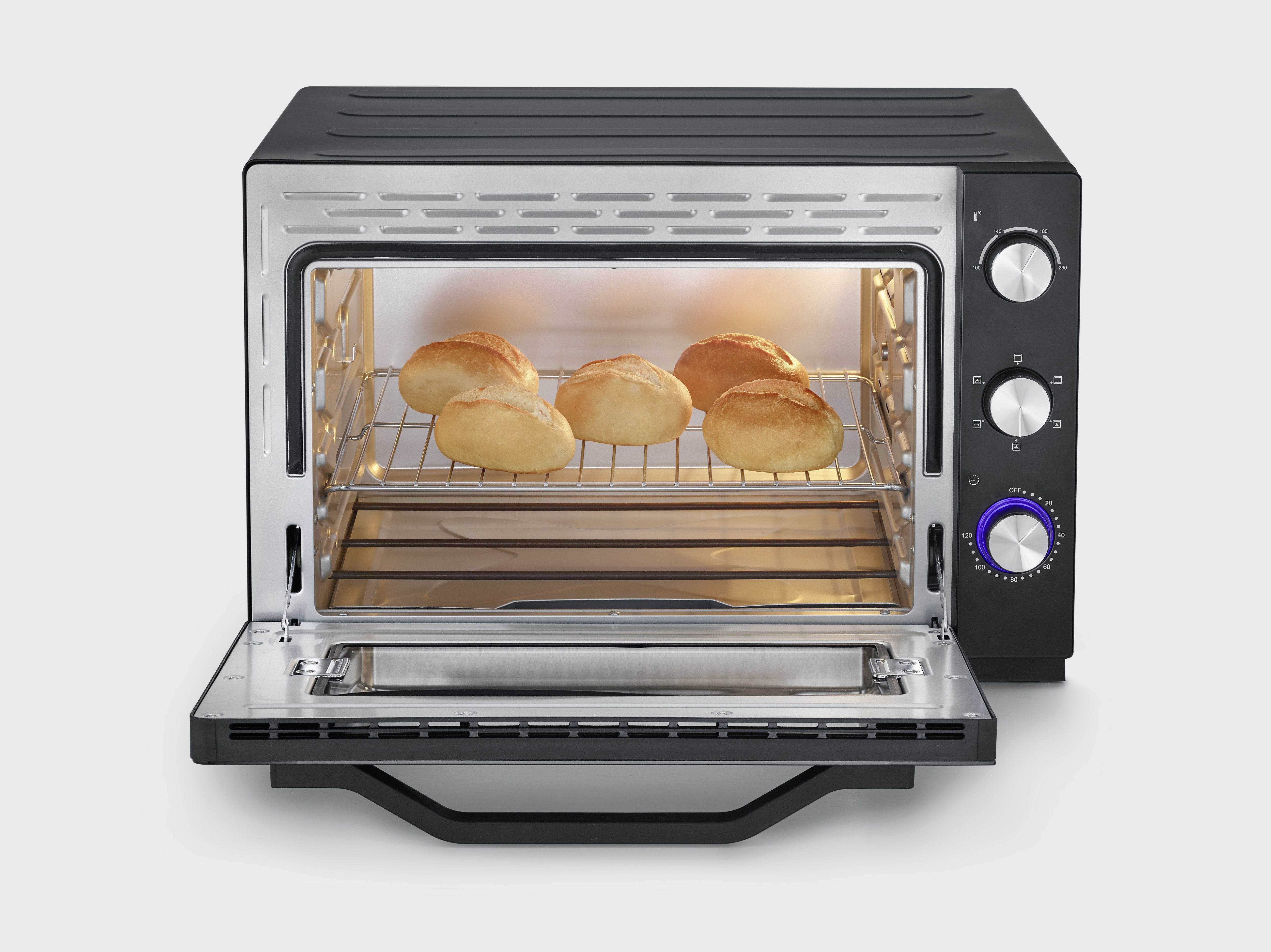 Severin To 2073 Xxl Horno Tostador 60 L 2200 W Negro Parrilla