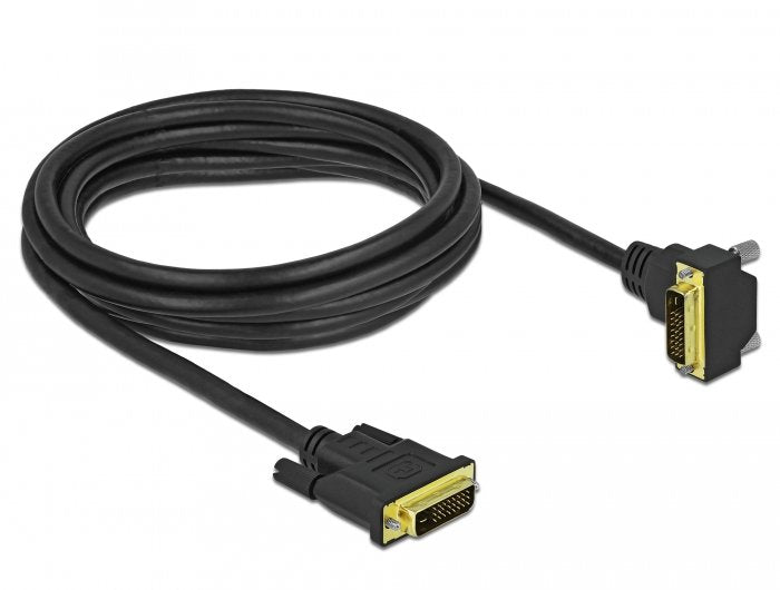 Delock 85895 Cable Dvi 24+1 Macho A 24+1 Macho Angular 3 M
