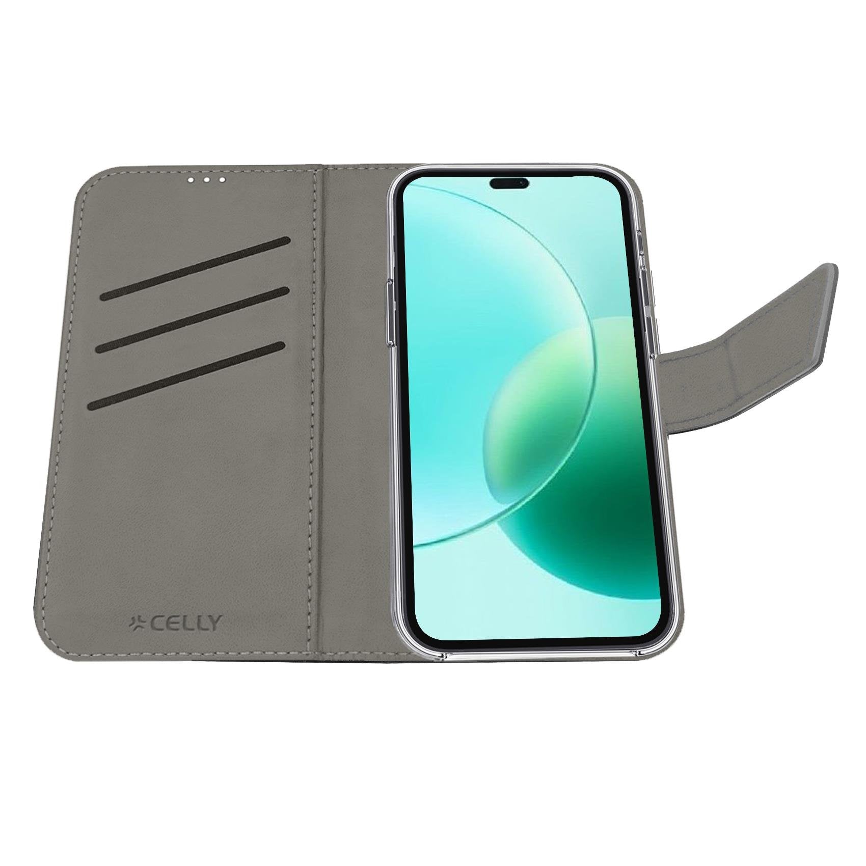 EAN 8021735222361 - Celly WALLY funda para teléfono móvil 17 cm (6.7") Funda cartera Negro imagen 4