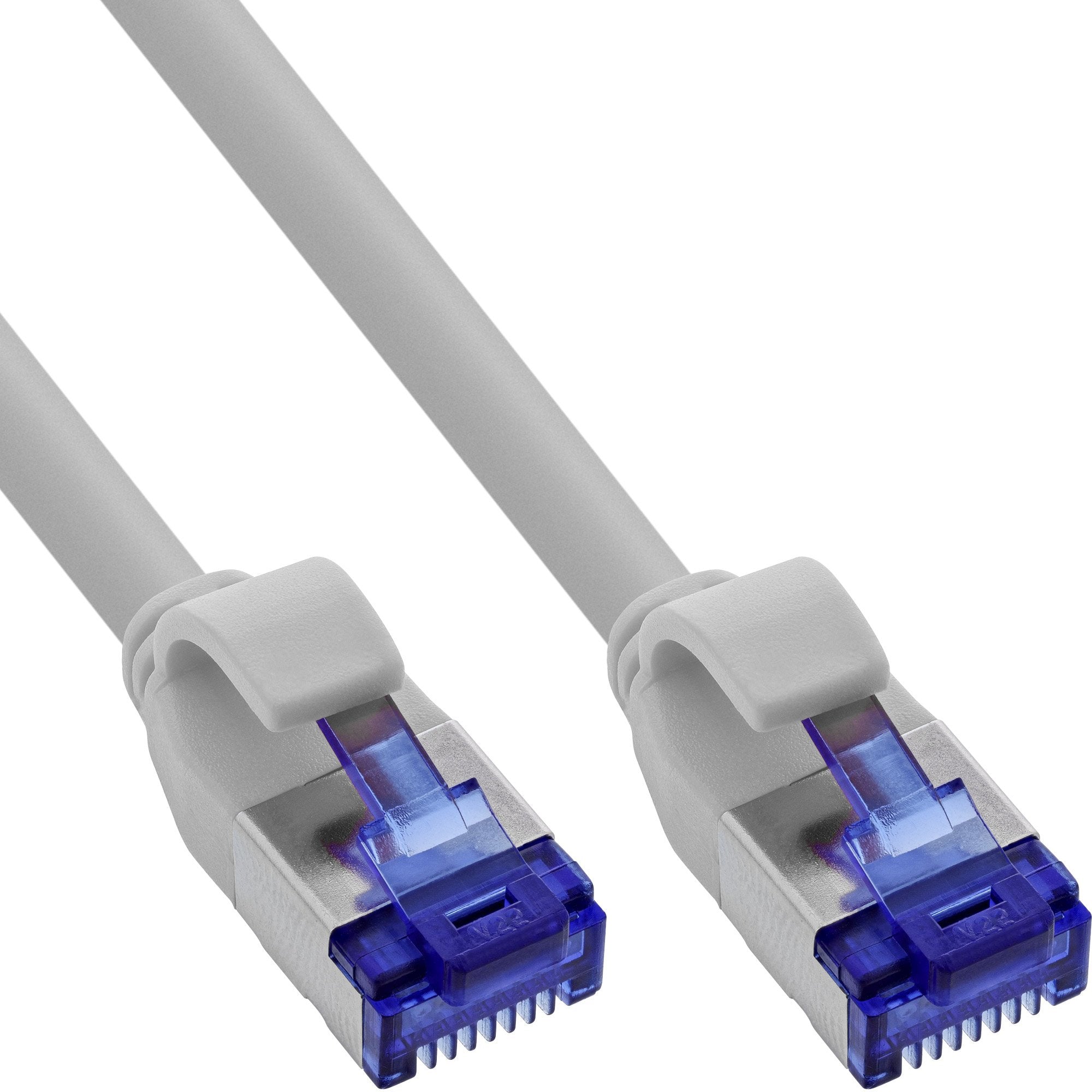 Inline® Cable De Red Slim, Cat.6a, S/Ftp, Tpe (Lszh) Flexible, Poe, Gris, 30m