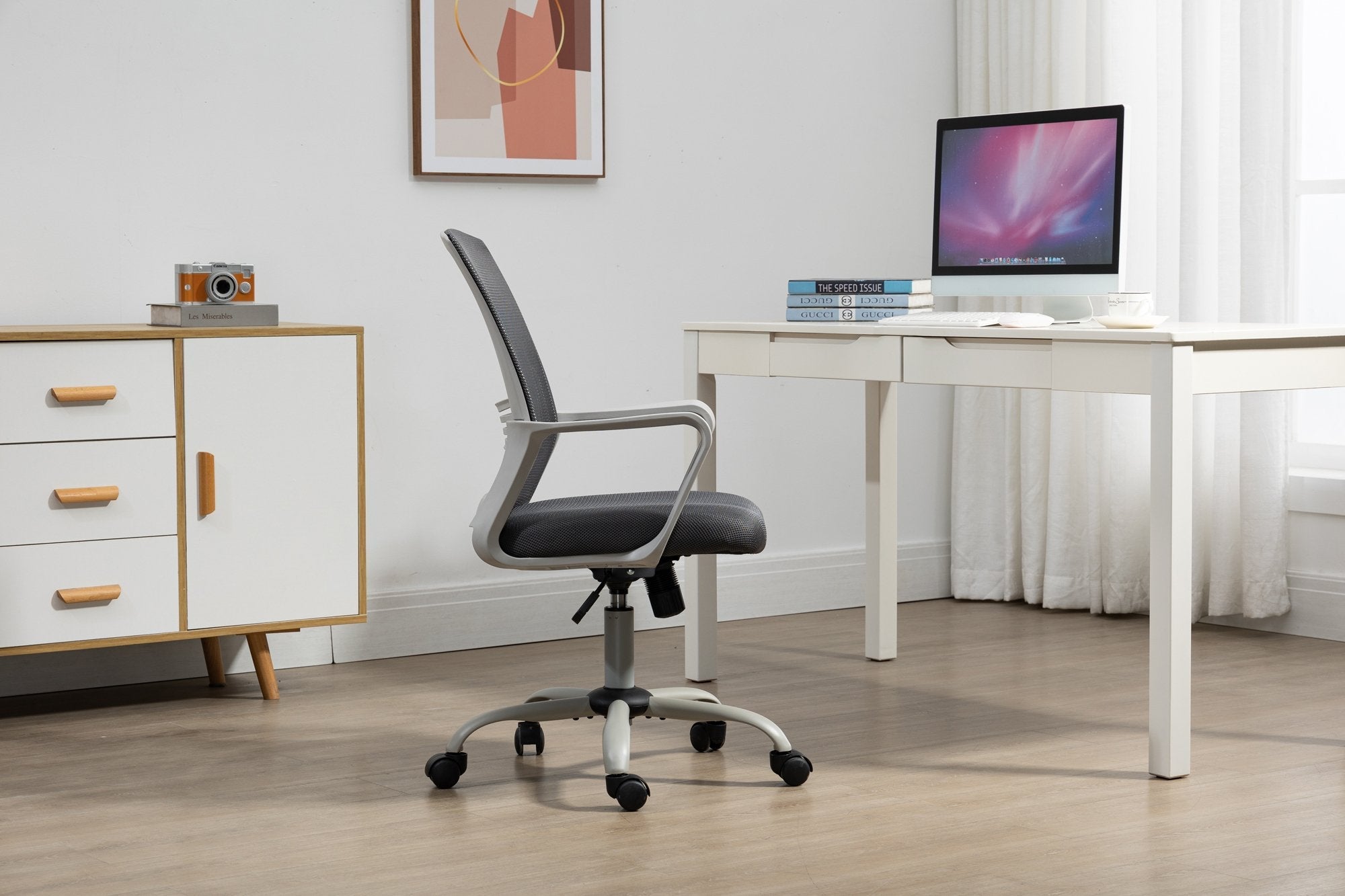 EAN 5901443390794 - Activejet YK01 SZ silla de oficina y de ordenador Asiento acolchado Respaldo de malla imagen 5