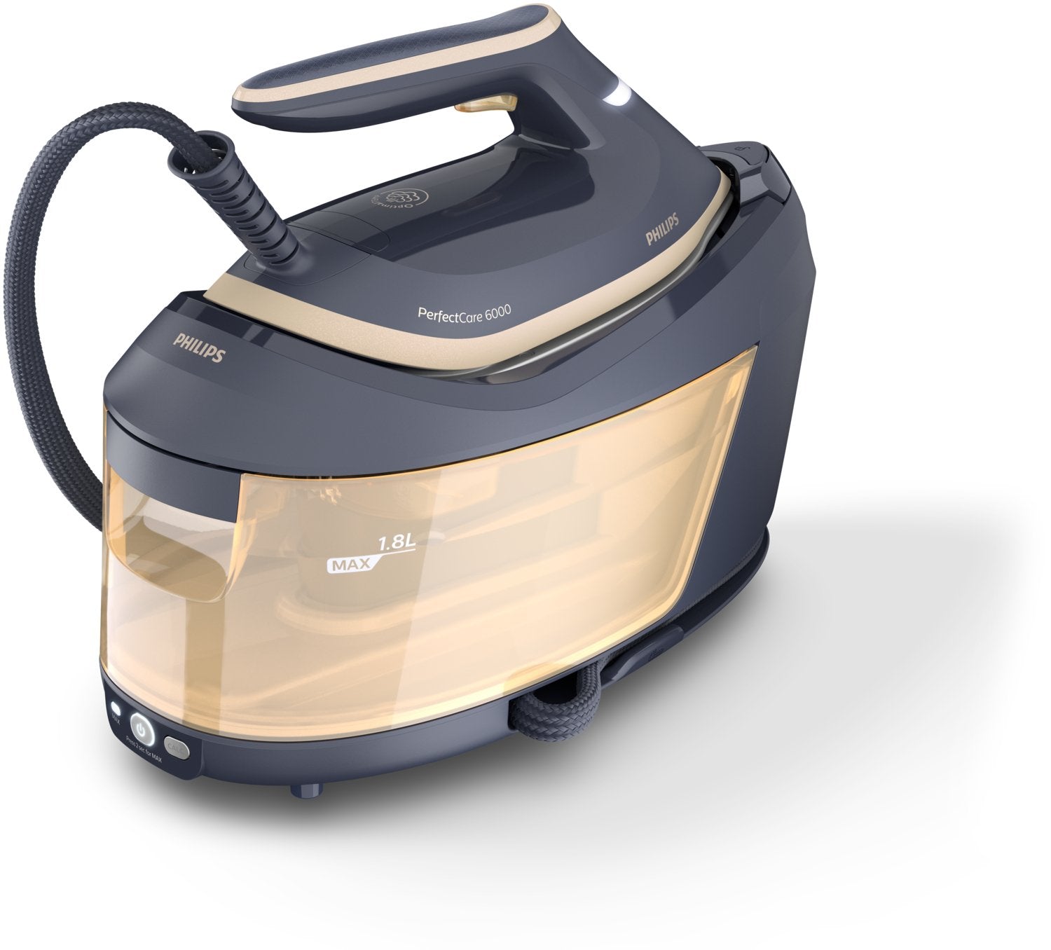 EAN 8720389004896 - Philips PSG6066/20 estación plancha al vapor 2400 W 1,8 L SteamGlide Advanced Azul, Oro imagen 2