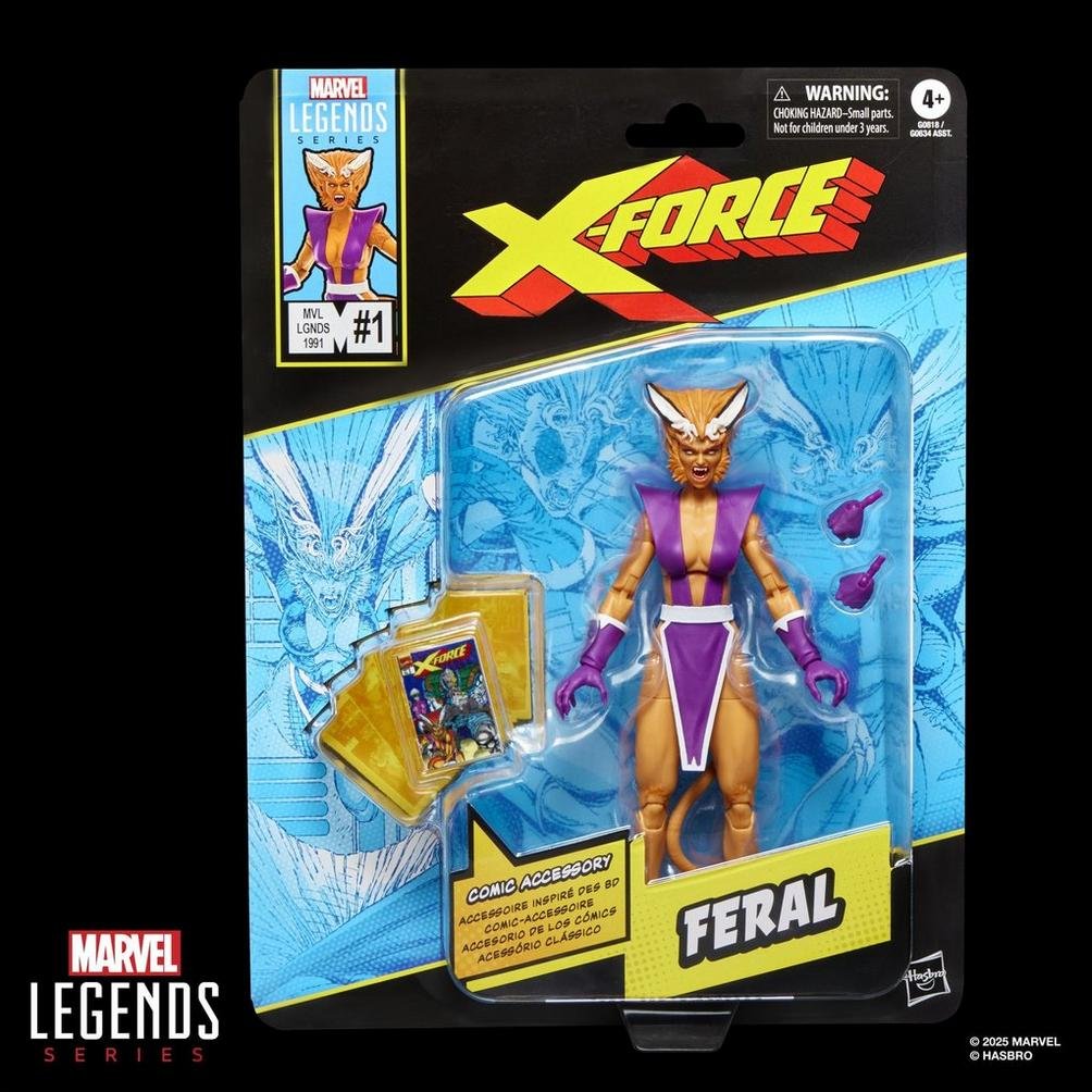 Figura Feral X-Force Marvel Legends Series 15cm
