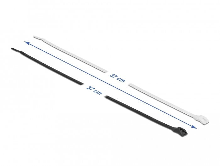 Delock Cablebinder Mit Flachem Kopf L 370 X B 3,6 Mm 100 Stück