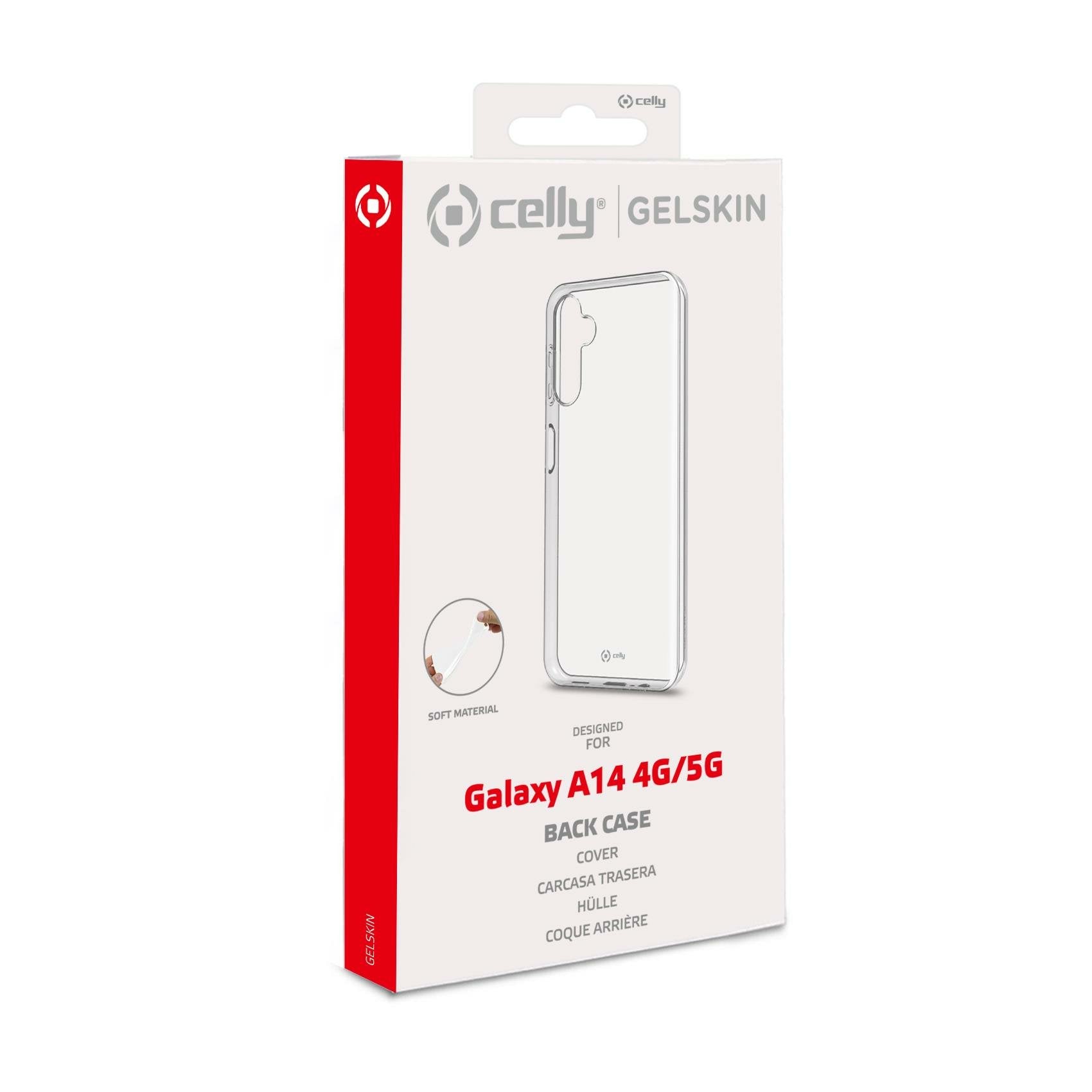 Celly Gelskin Funda Para Samsung Galaxy A14 5g 16,8 Cm (6.6") Transparente