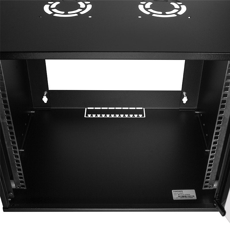19" Wallmount Box -Eco- 04u, Negro