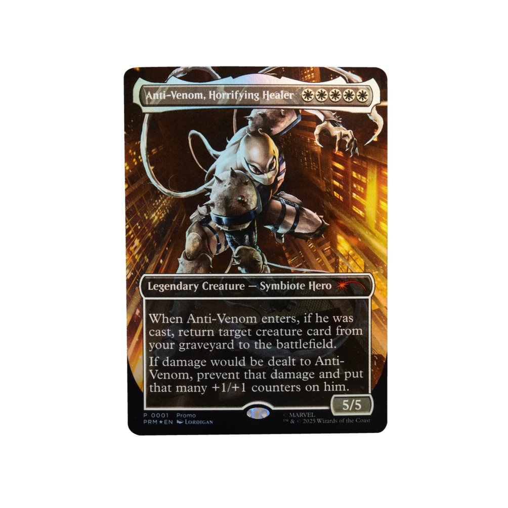 Figura Agent Anti-Venom Magic The Gathering Spider-Man Marvel 15cm