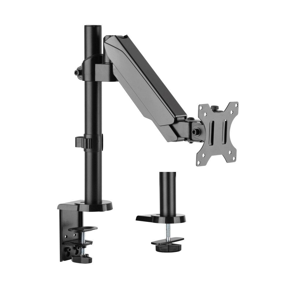 Soporte De Escritorio Giratorio De Resorte De Gas Techly Ica-Lcd 515b Para Monitores Lcd De 17-32", 8kg