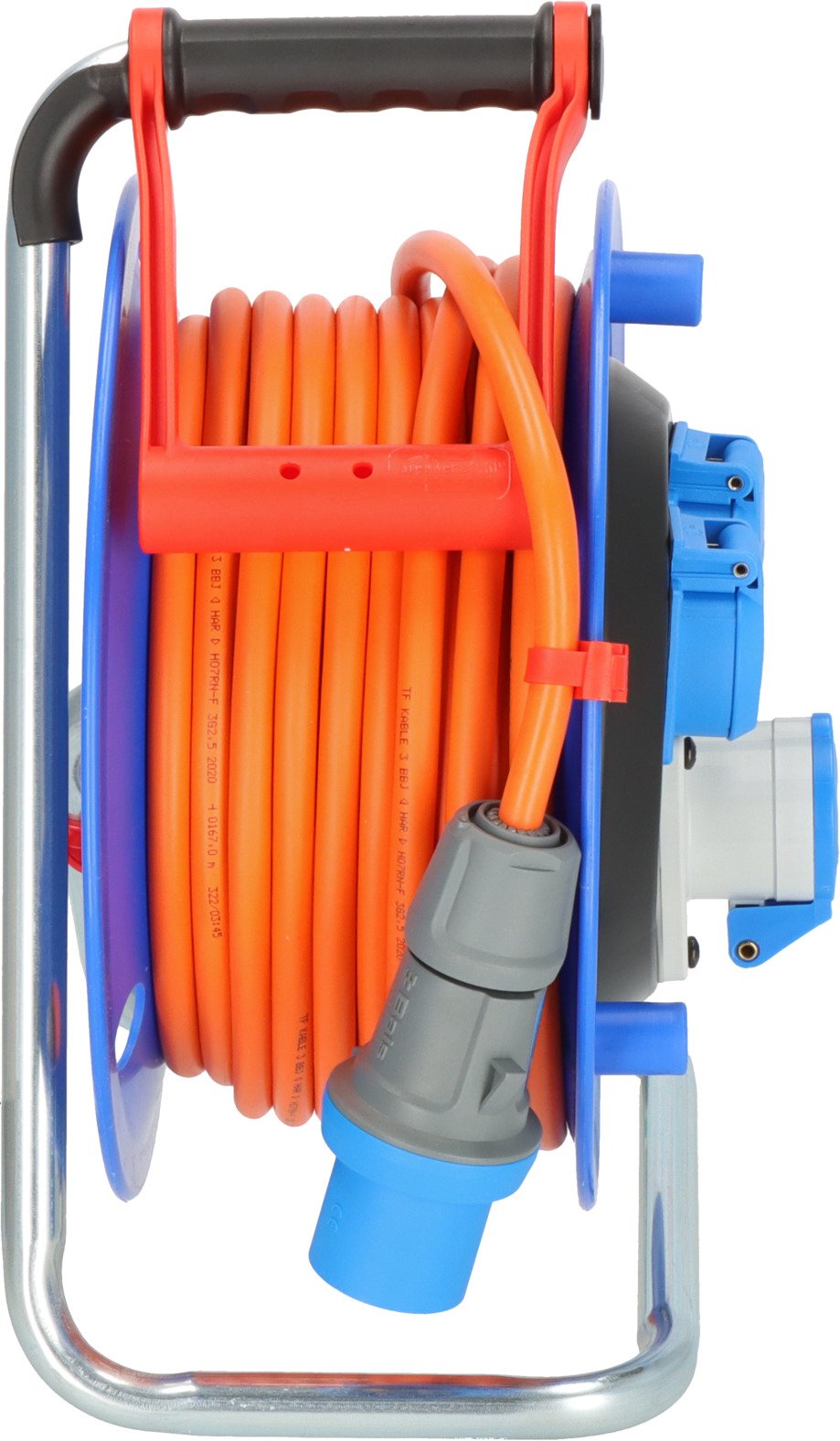 EAN 4007123673919 - Brennenstuhl 1182690100 base múltiple 25 m 3 salidas AC Exterior Azul, Naranja imagen 3