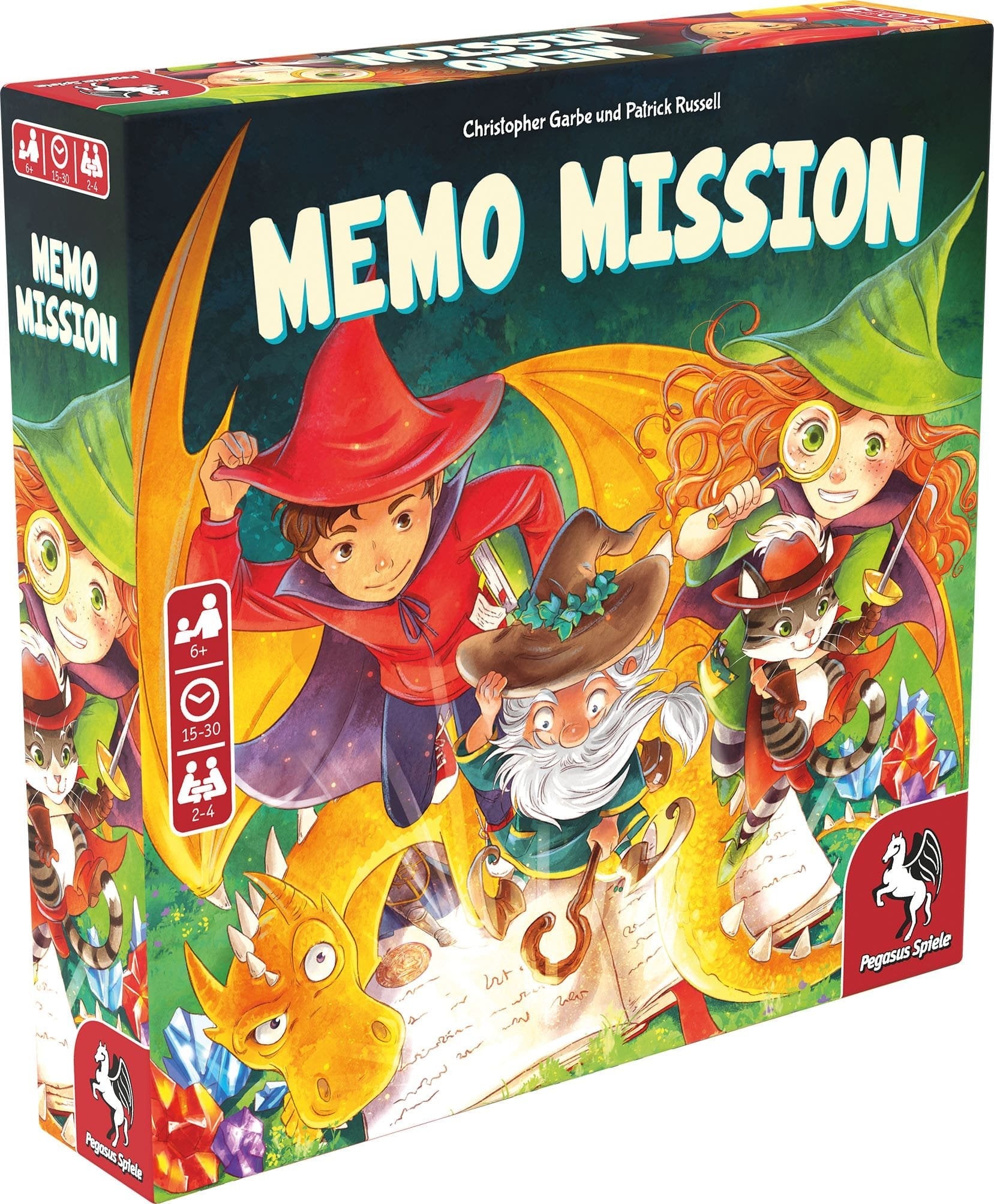 Pegasus Memo Mission, Juego De Mesa 66029g