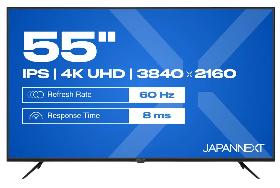 Monitor  Japannext Jn-Ips550uhd60f 55" 3840 X 2160 Pixeles 4k Ultra Hd Lcd Negro