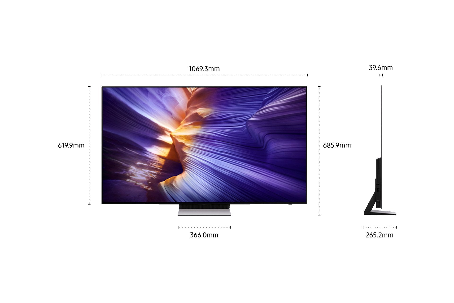 Samsung Tq48s90fae 48" 4k Ultra Hd Oled Smart Tv Negro