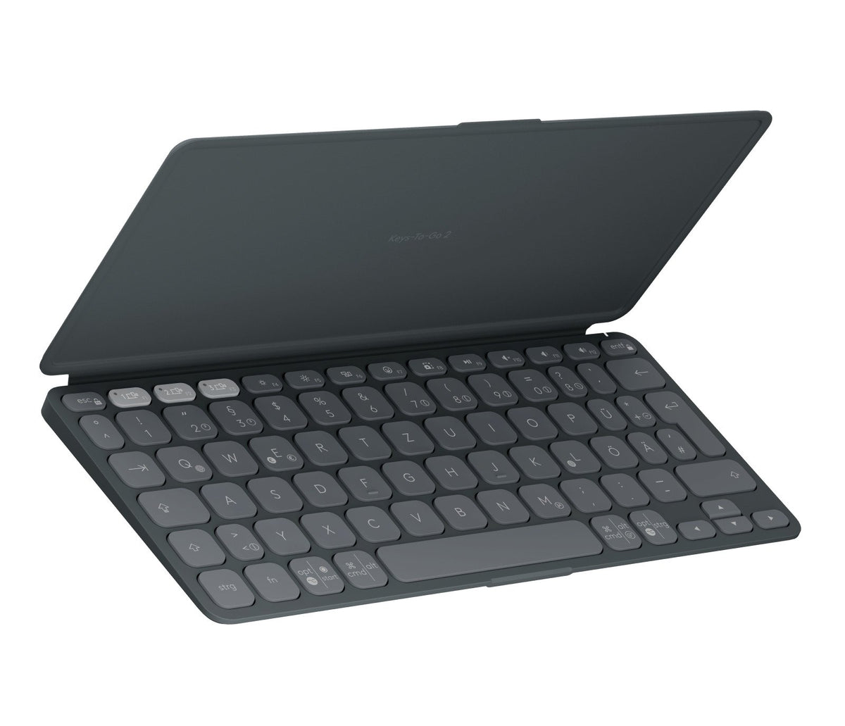 EAN 5099206125988 - Logitech Keys-To-Go 2 QWERTZ Alemán Bluetooth Grafito imagen 2