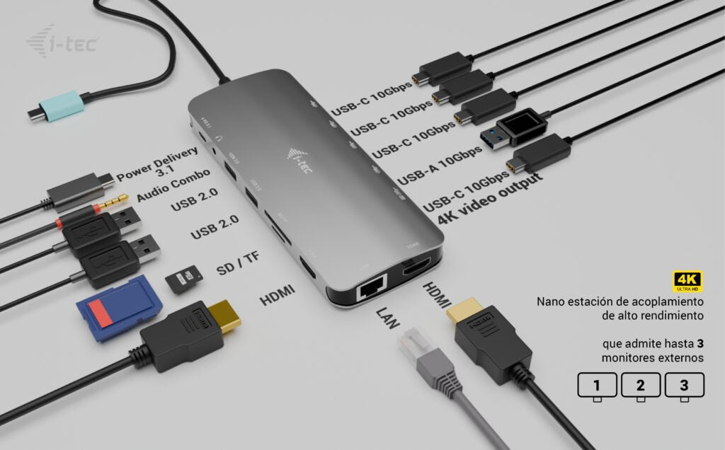 Usb-C Metal Nanodock Pd140 Charge
