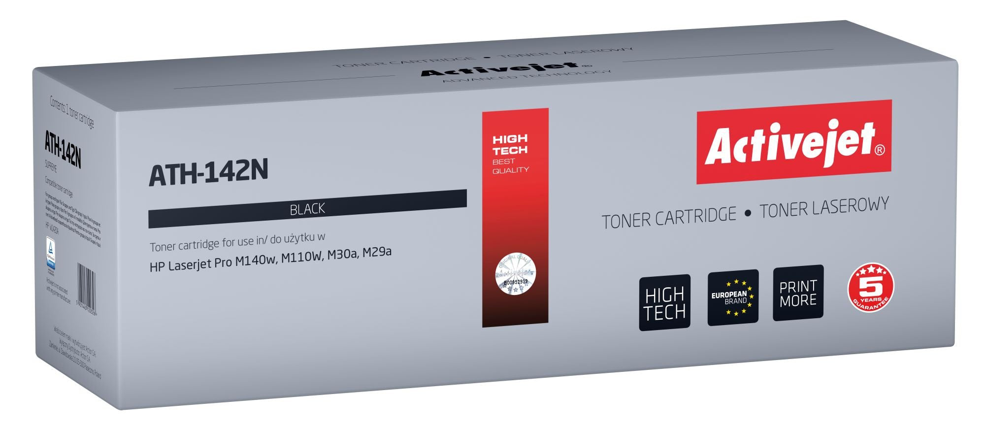 EAN 5901443122326 - Activejet ATH-142N cartucho de tóner 1 pieza(s) Compatible imagen 1