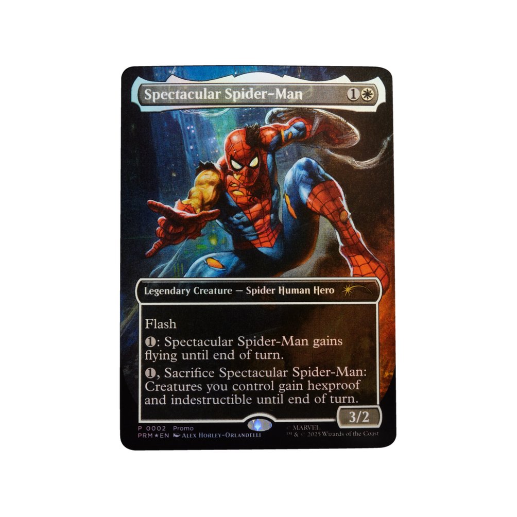 EAN 5010996323156 - Marvel Legends Series Magic: The Gathering Battle-Damaged Spider-Man imagen 2