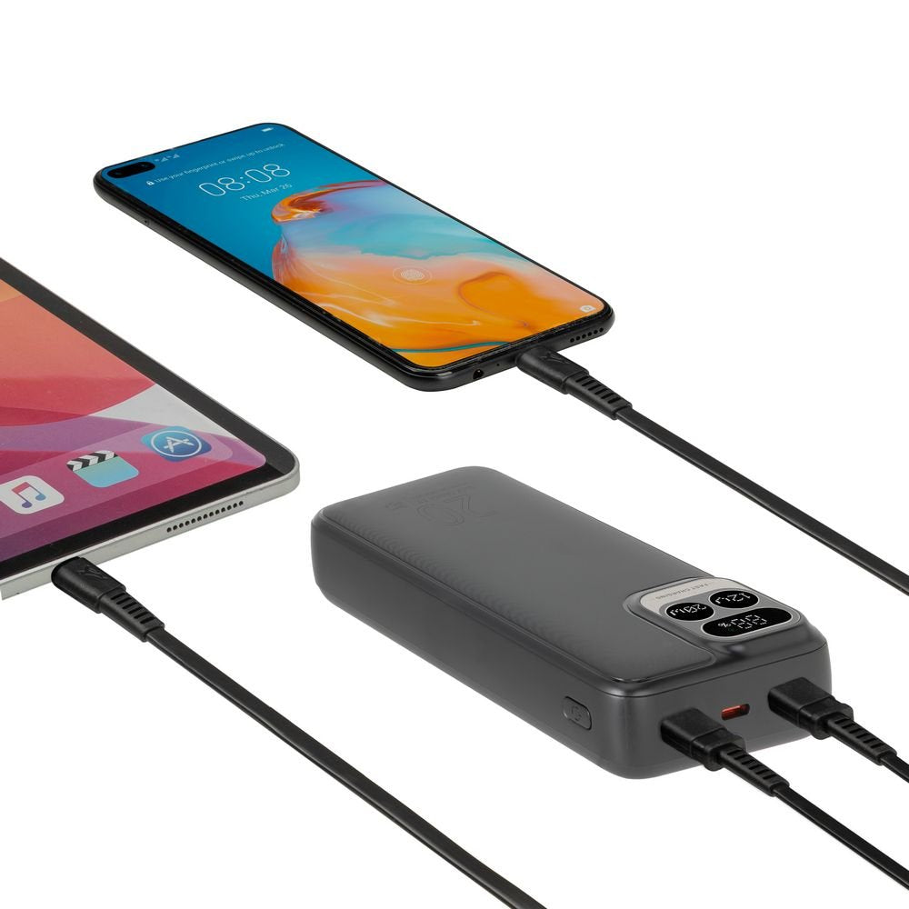 Rivacase Powerbank Va2521 20000mah Qc/Pd/Lcd 20w