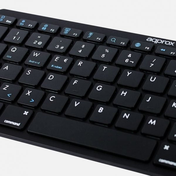 Approx Teclado Inalambrico Bluetooth 3.0 - Compacto - 14 Teclas Multimedia