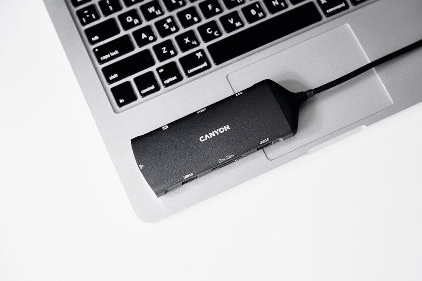 Canyon Usb-8-In1 Hub Usb-C > Hdmi/3xusb/Usb-C/Rj45/Sd Slot Retail