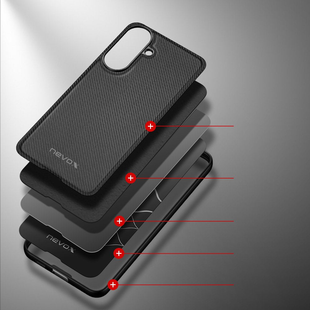 EAN 4250686416060 - nevox 2606 funda para teléfono móvil 17 cm (6.7") Negro imagen 5