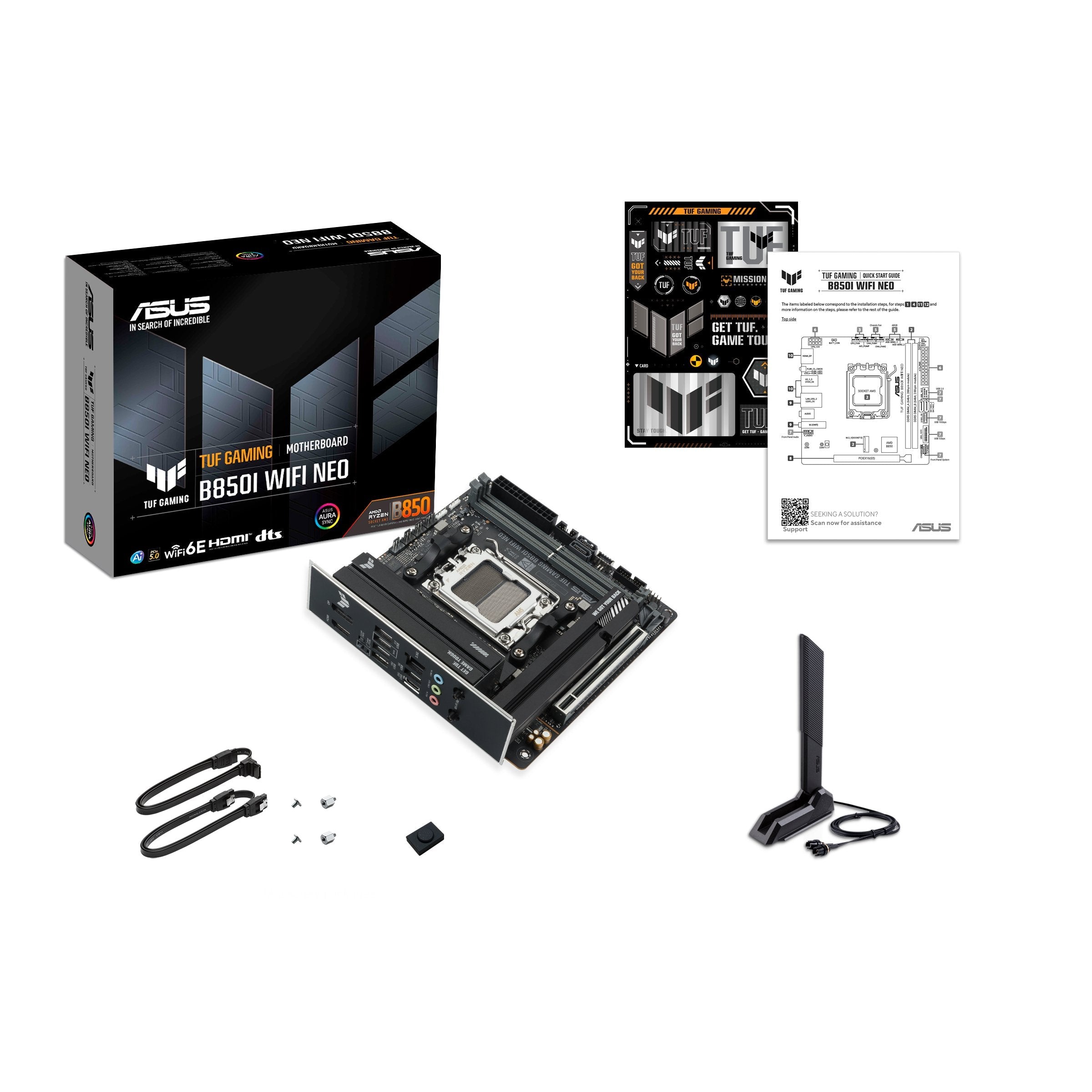 Asus Tuf Gaming B850i Wifi Neo Amd,Am5,Ddr5,Atx