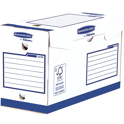 Fellowes 4472802 Archivador Organizador Papel Azul, Blanco