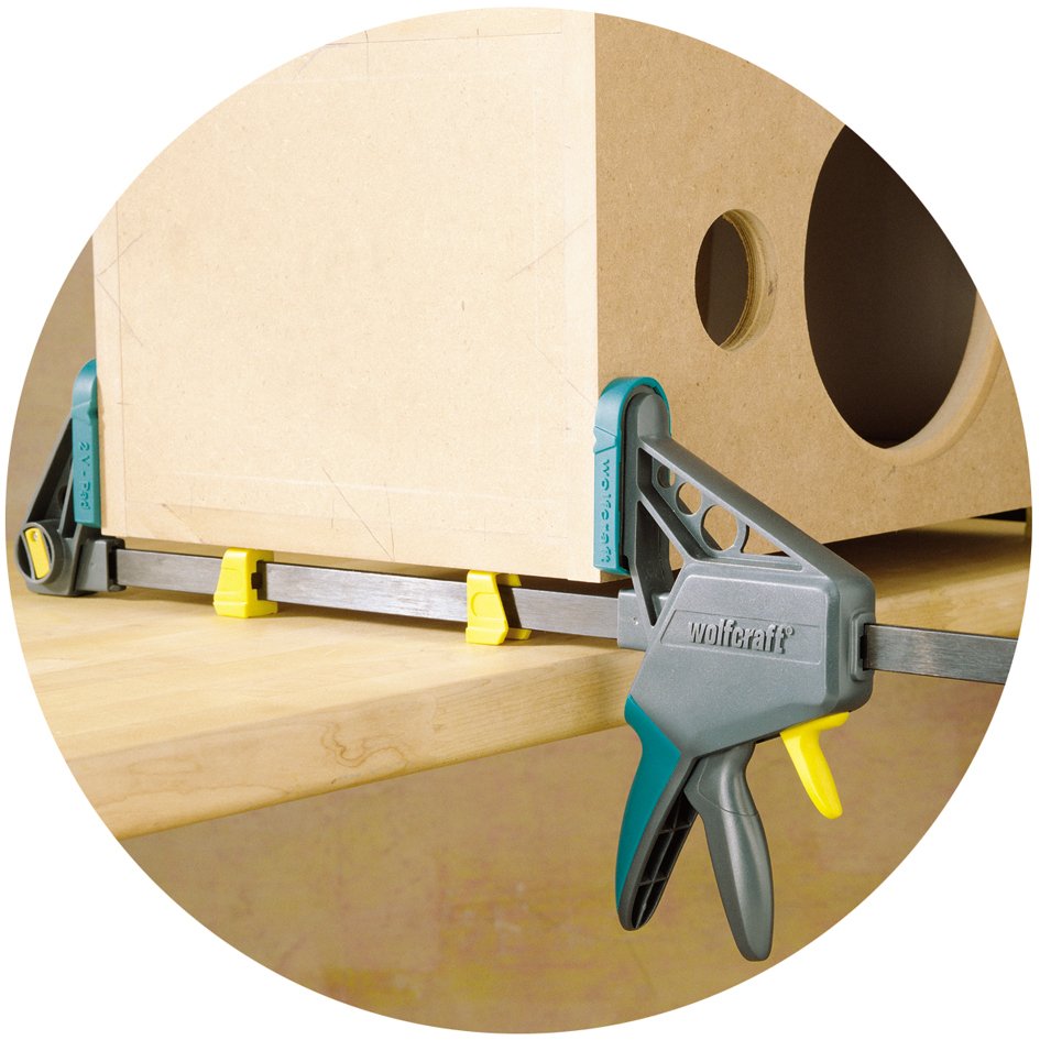 Sargento Monomanual 1" Ehz Pro 100-450", 100mm Largo 3032000 Wolfcraft