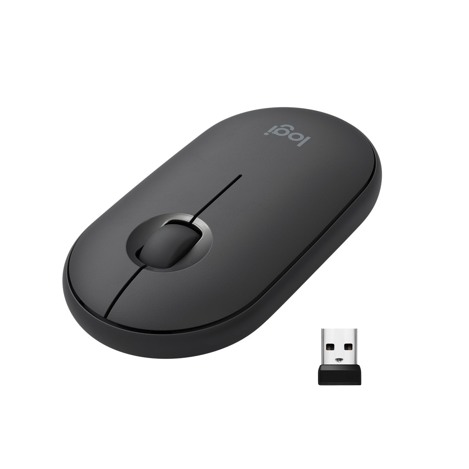 Ratón Inalámbrico Logitech Pebble M350 Grafito 910-005718