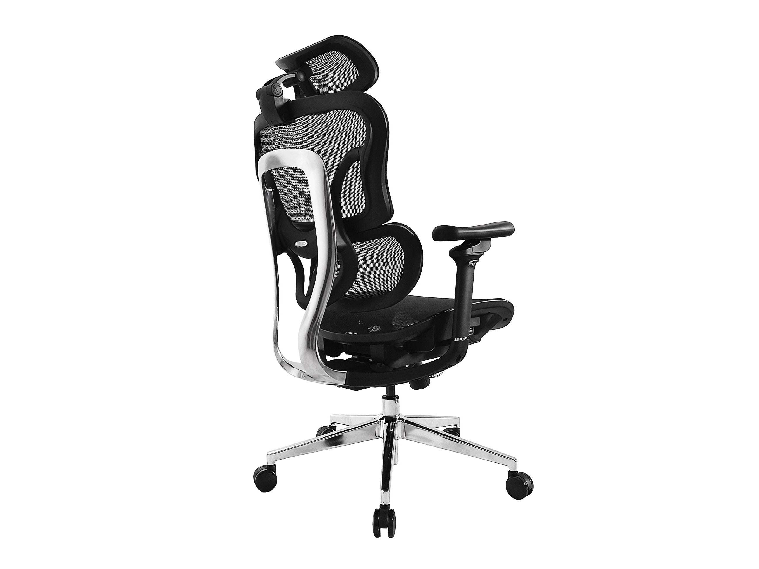 Silla De Oficina Ergonomica Equip 651051 Premium Color Negro Tapiceria Malla 5 Posiciones