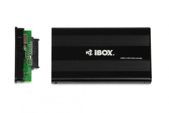 I-Box Caja Externa Usb 2.0 Para Disco Duro 2.5" (Hdd) Negro  Hd-01