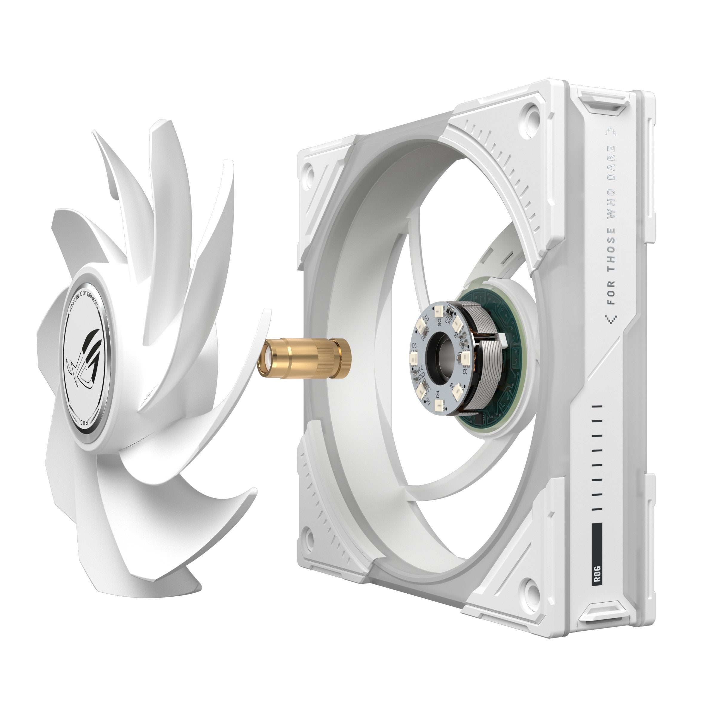 Asus Ventilador Rog Eurux Gr120 Fan Argb Reverse White