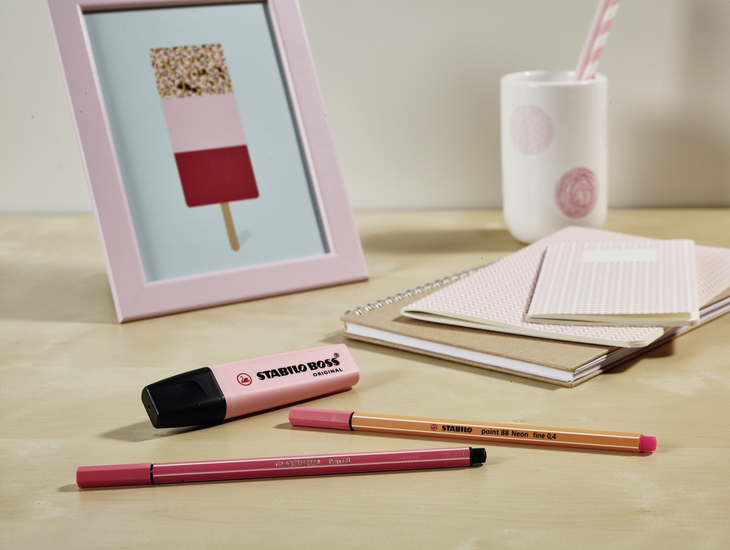 Stabilo Pack De 4 Marcadores Fluorescentes - Trazo Entre 2 Y 5mm