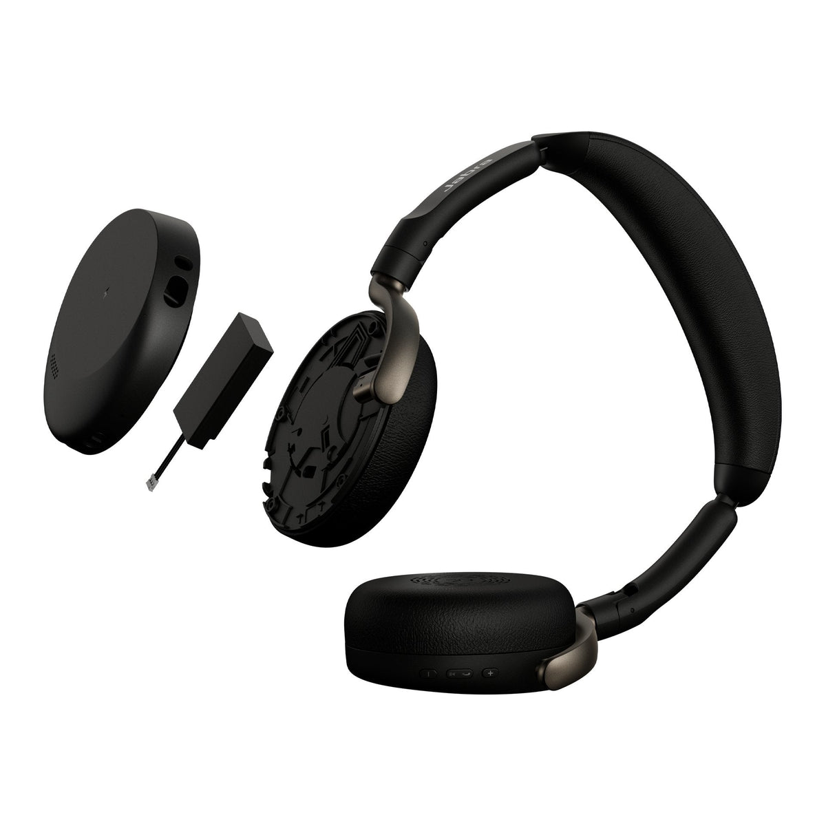 Auriculares Evolve3 65 Flex Link 390c Ms Inalámbrica Alfombrilla Para Carga