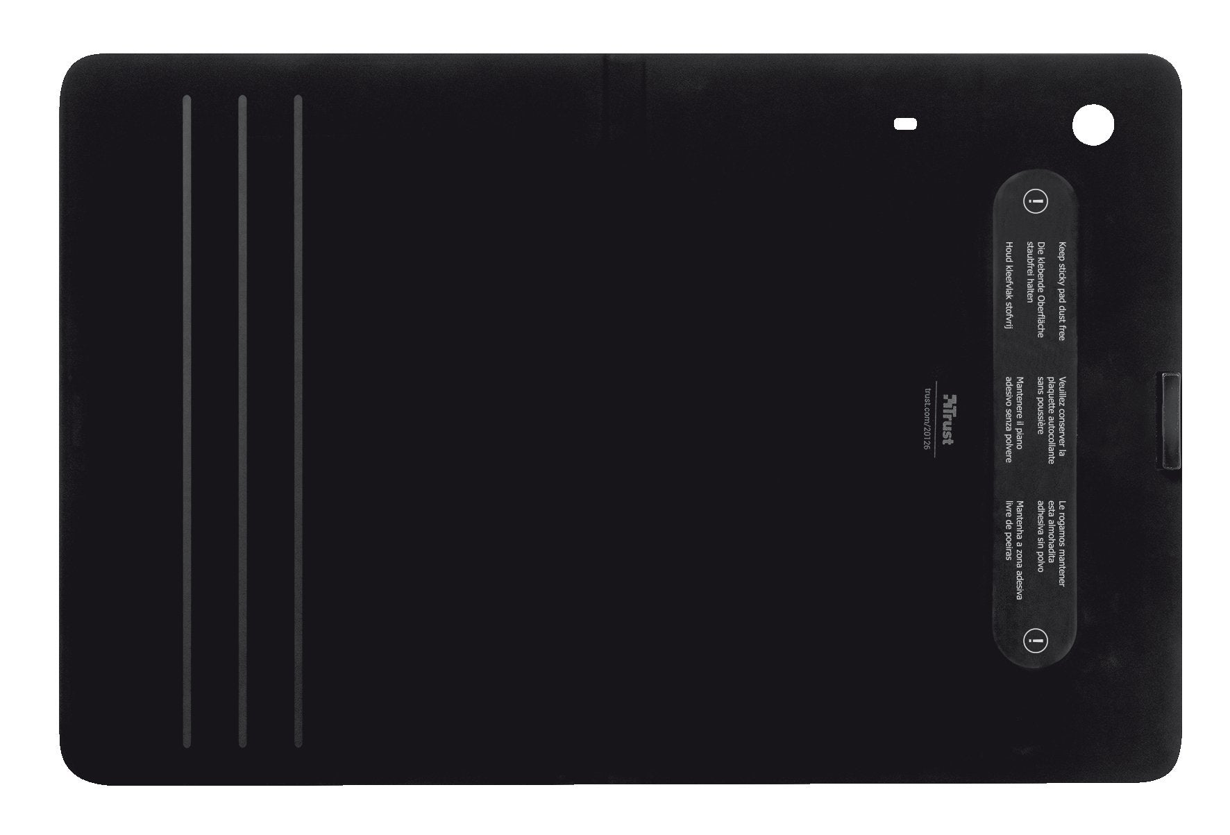 Funda Rabat Trust Para Samsung Galaxy Tab 10 Tab3/4/Note/Pro/S (Negro)