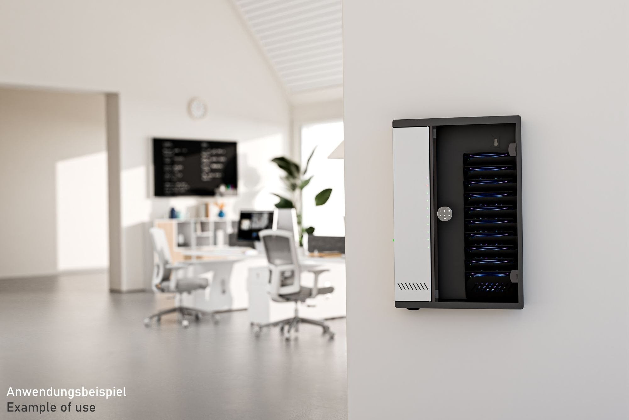 Good Connections Wandladeschrank Bis 11", Usb-Cö, 30w Port