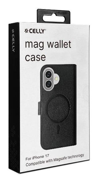 EAN 8021735223825 - Celly WALLYMAG funda para teléfono móvil 16 cm (6.3") Funda cartera Negro imagen 6