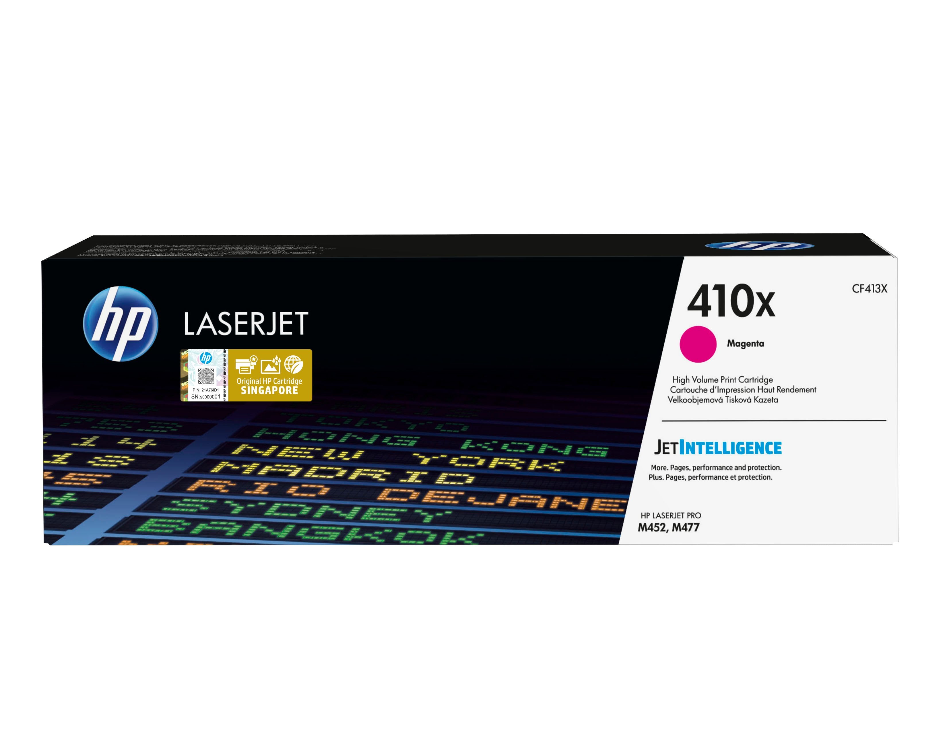 EAN 0888793807576 - HP 410X High Yield Magenta Original LaserJet Toner Cartridge cartucho de tóner 1 pieza(s) imagen 1