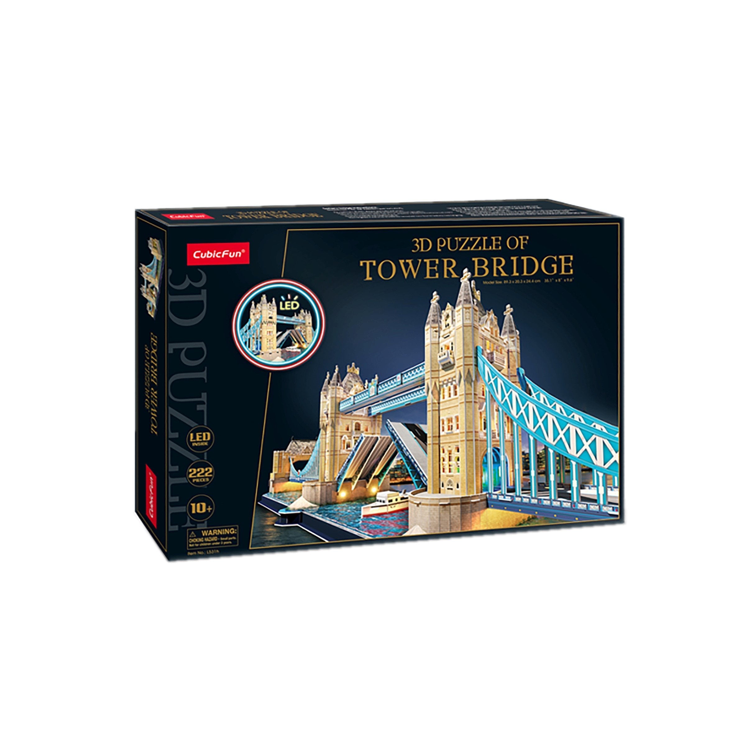 Cubic Fun 3d Tower Bridge Led L531 222 El.
