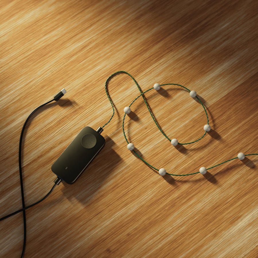 Caramelos Twinkly  100 Leds Rgb Perel Shape, Cable Verde, Usb-C