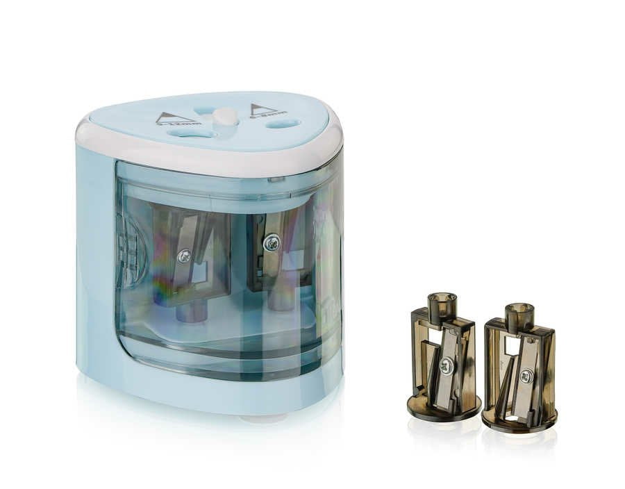 EAN 7640460545944 - Peach PO102 Sacapuntas eléctrico Azul, Blanco imagen 5
